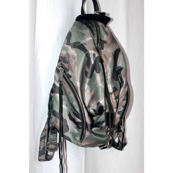 Rebecca Minkoff Julian Nylon Backpack Camo Print Green  Khaki Black main image 8